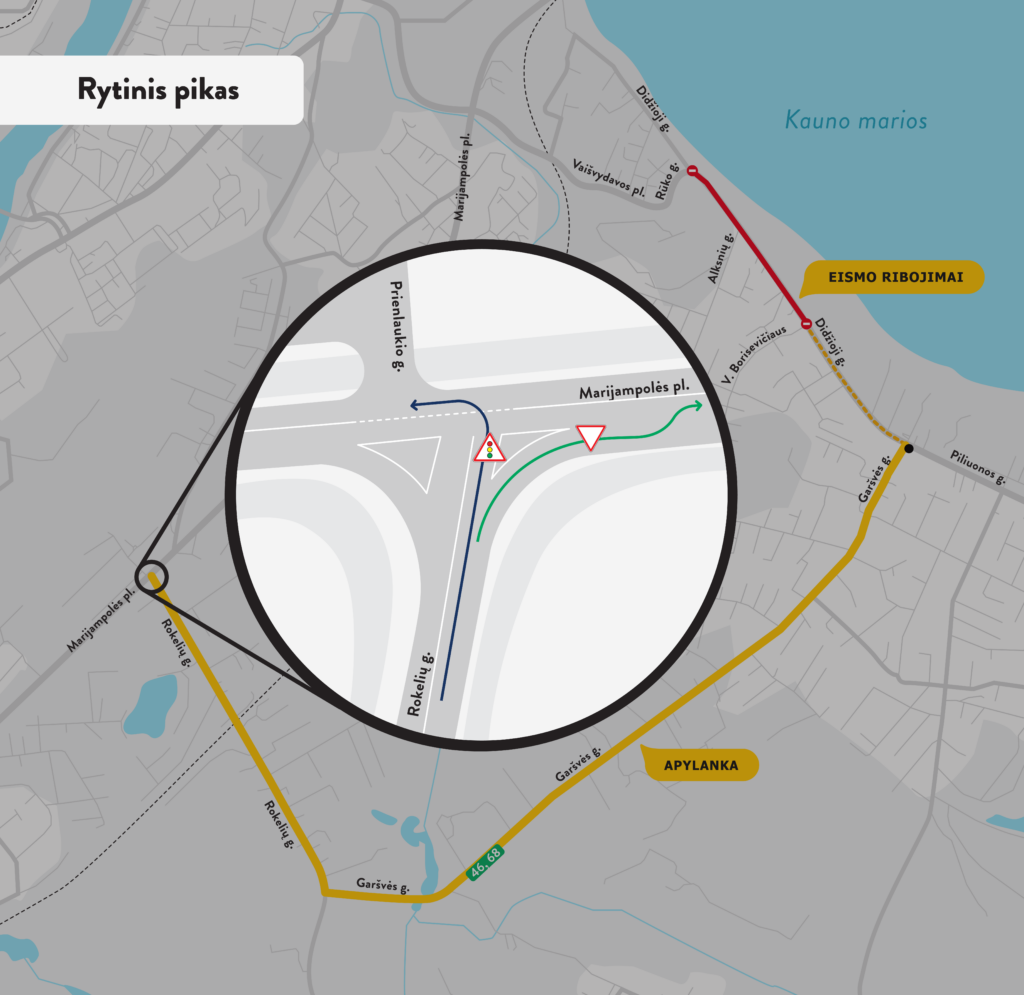 Kauno miesto savivaldybė Informacija dėl eismo situacijos Vaišvydavoje