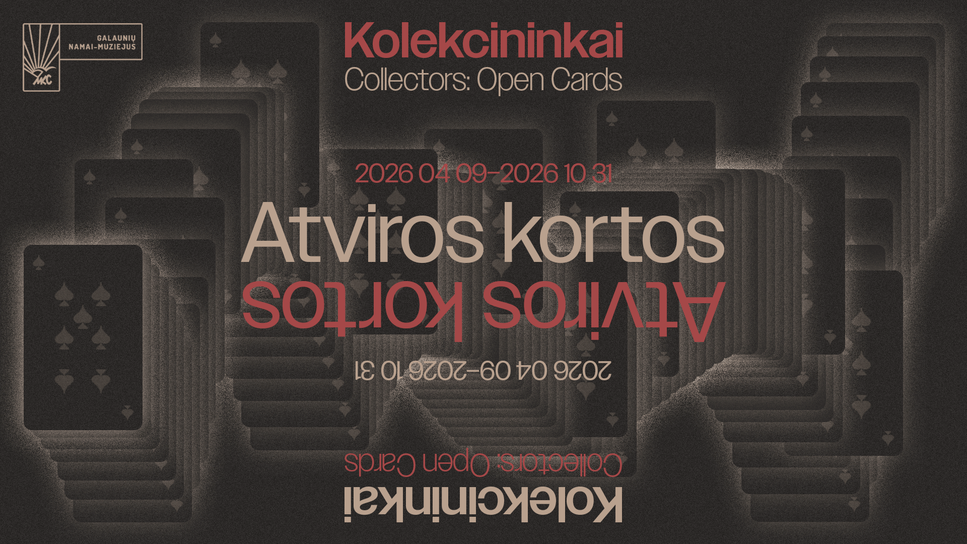 Kauno miesto savivaldybė Nacionalinis M.K. Čiurlionio dailės muziejus kviečia į parodą „Kolekcininkai: Atviros kortos“